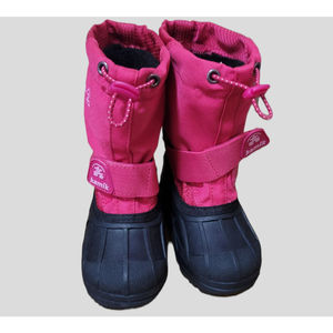 Kamik Waterproof Pac Pink Boots for Toddler Girls | Size 9
